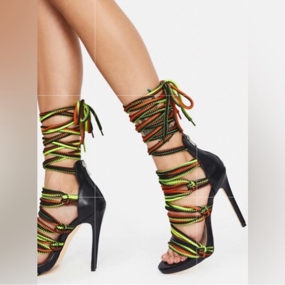 Azalea wang wrap heels - Picture 3 of 5